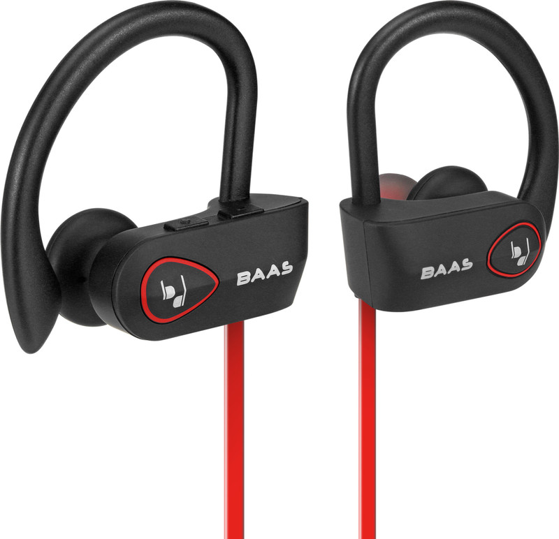 baas Joggers N11 Bluetooth Headset with Mic(Black, In the Ear)