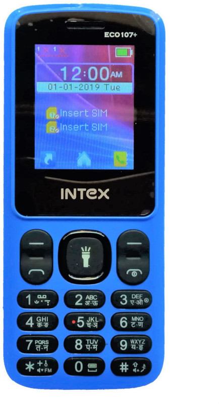 Intex Eco 107+(Dark Blue+Black)