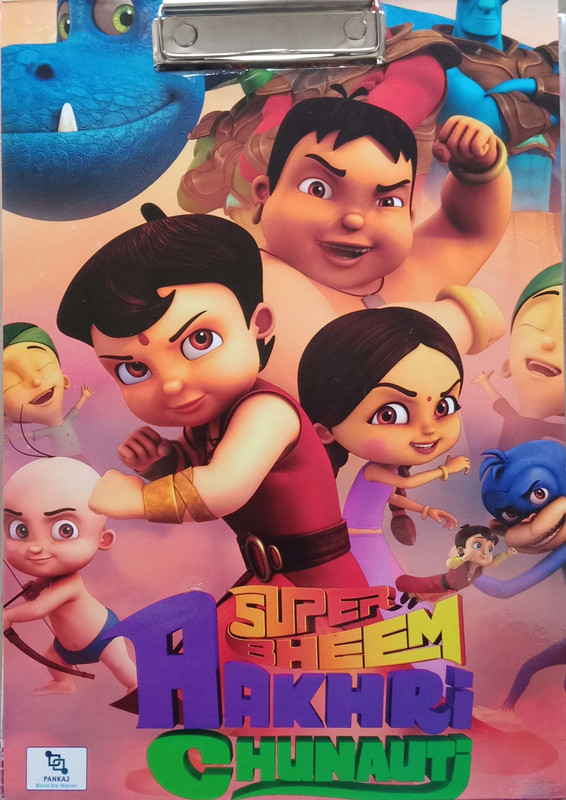 somyacreations Chhota Bheem Clip Board1(Set of 1, Multicolor)