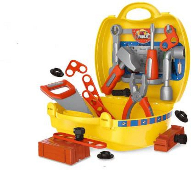 shreejienterprise 25 Pcs Classic Engineering Tool Kit Play Set Toys with Suitcase