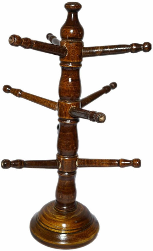 karam collections beautiful bangle stand , bracelet holder. Decorative Showpiece  -  24 cm(Wood, Brown)