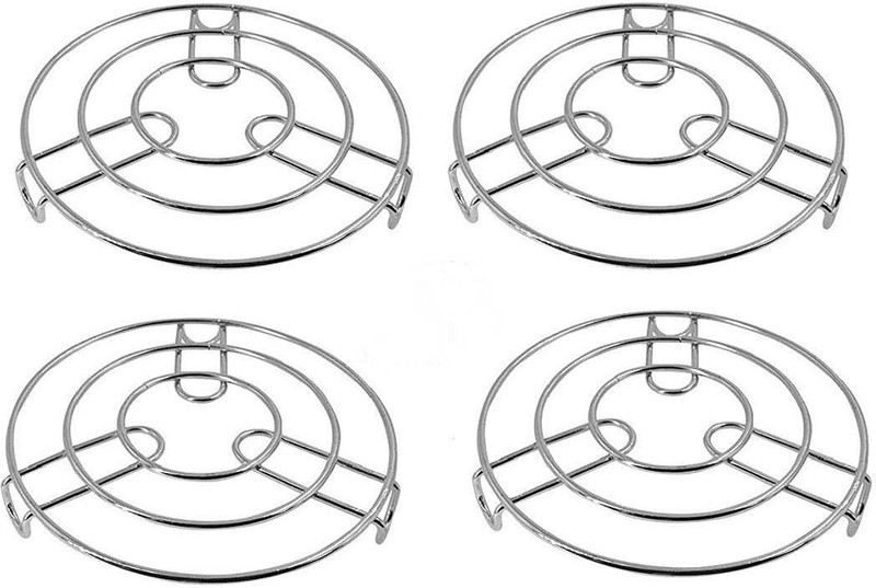 ethniccreations2 Heat Resistant Hot Pan/Pot Stand Mat mirror Trivet(Pack of 4)