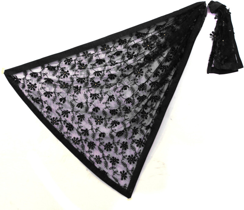 anant designer studio Net Embroidered Women Dupatta