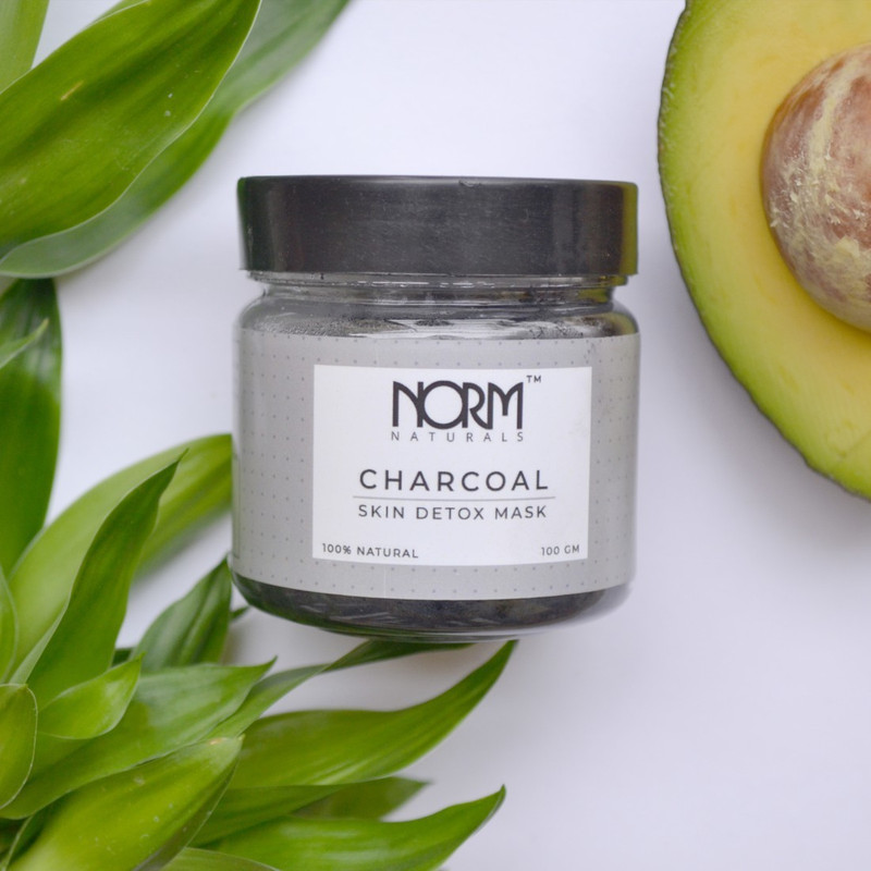 norm naturals CHARCOAL - Skin Detox Face Mask with Tea Tree Oil, 100 g(100 g)