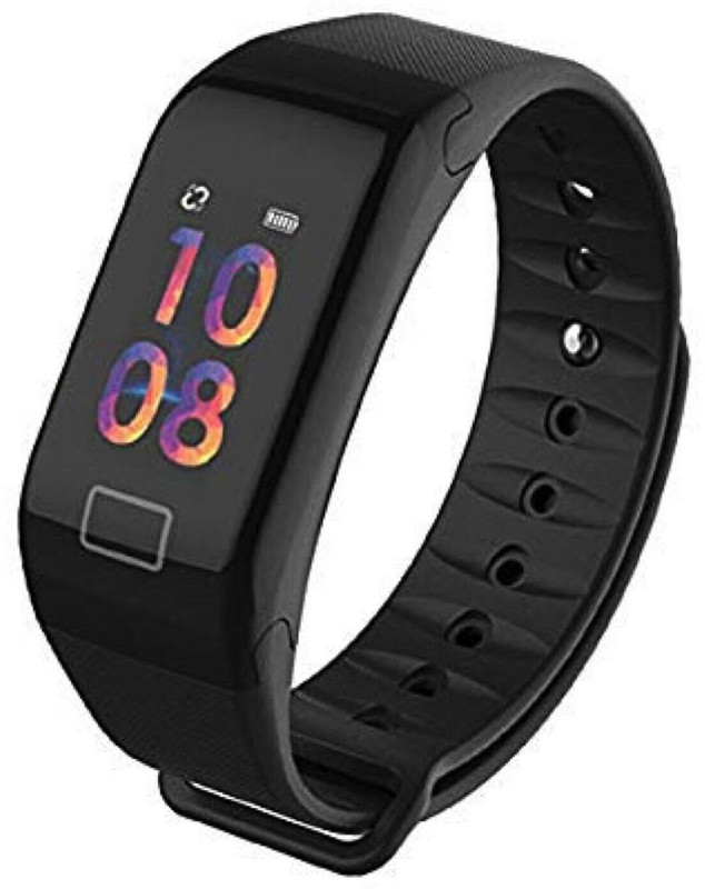 ketmart Color Screen Sports Smart Blood Pressure Heart Rate Monitor Fitness Band Fitness Band(Black, Pack of 1)
