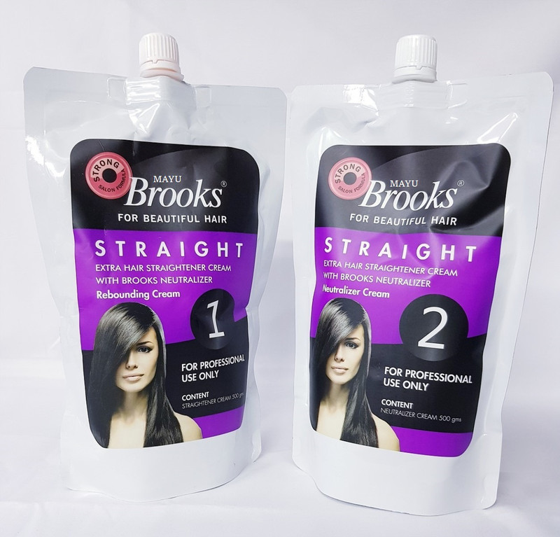 MAYU BROOKS HAIR REBONDING STRAIGHTENING CREAM(500 ml)