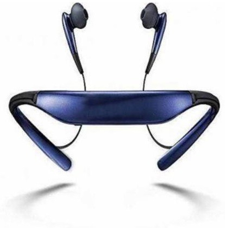awf Bluetooth Headset Bluetooth Headset with Mic(Blue, In the Ear)