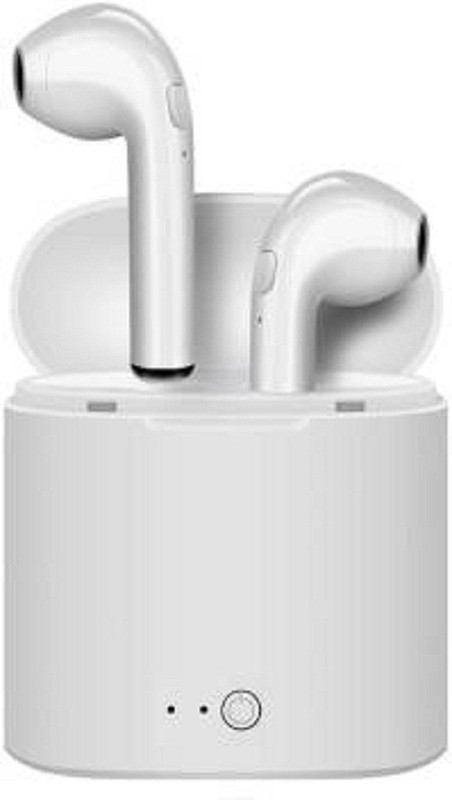 yora Wireless Bluetooth Earphone with mic (White) Bluetooth Headset with Mic(White, In the Ear)