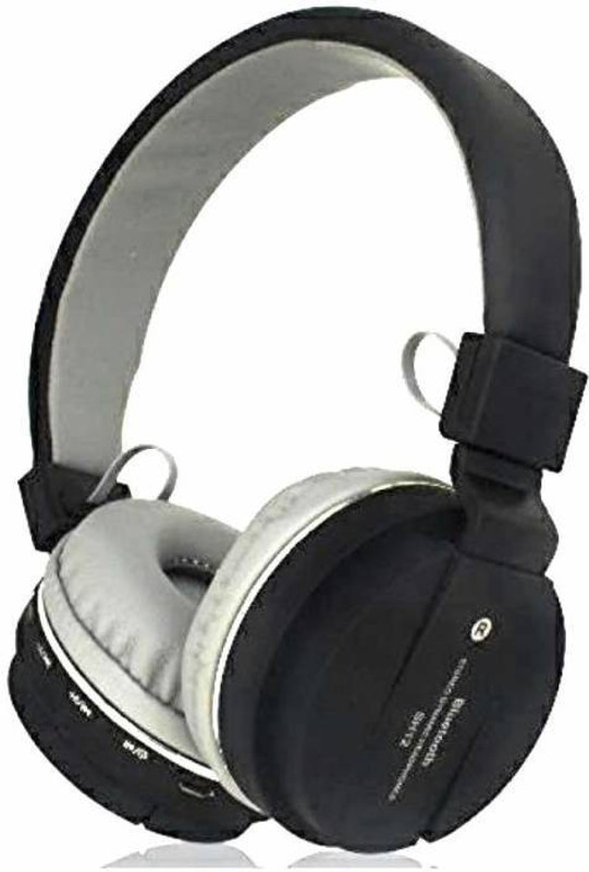 kk2 SH12 Bluetooth Headset with Mic (Black, Over the Ear) Bluetooth Headset with Mic(Black, Over the Ear)