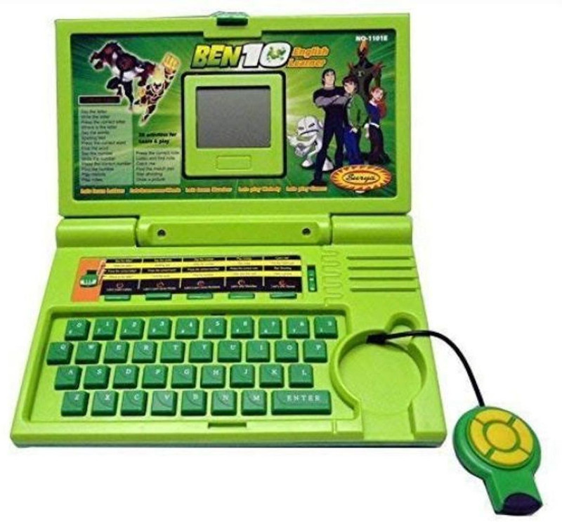 keshvi enterprise 20 Activities Ben 10 English Learner Laptop Notebook(Multicolor)