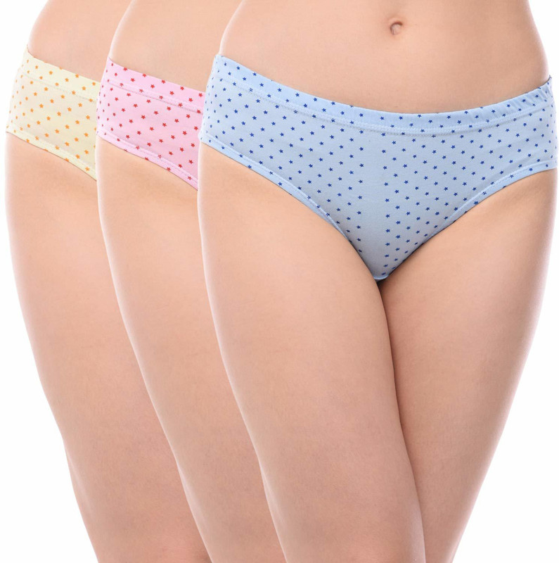 saavik Women Hipster Multicolor Panty(Pack of 3)