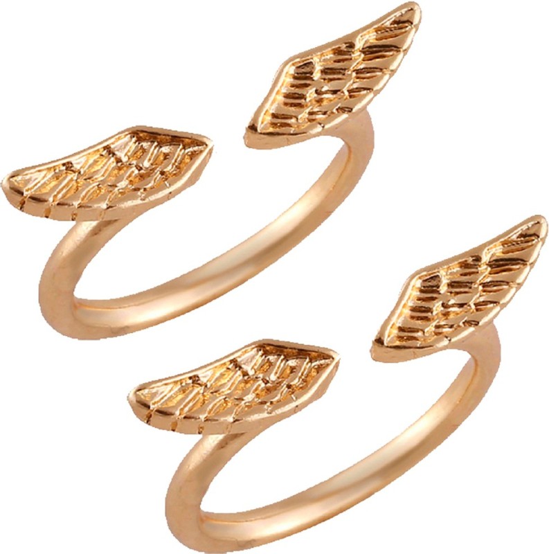 The Bling Stores Adjustable Lightweight Gold Plated Toe Rings Alloy Gold Plated...