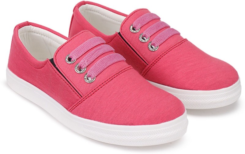 Flucki women Casual shoes Sneakers For Women(Pink, White)