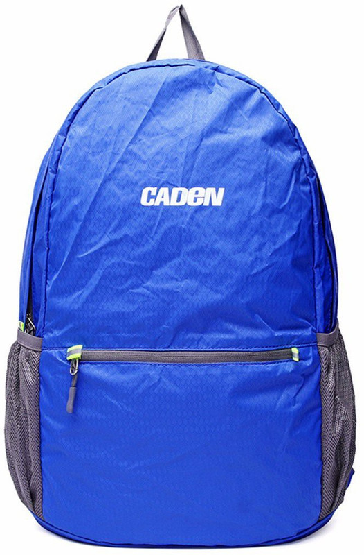 mtqsun Caden 35L Foldable Waterproof Nylon Backpack Rucksack Bag Outdoor Camp(Blue, Rucksack)