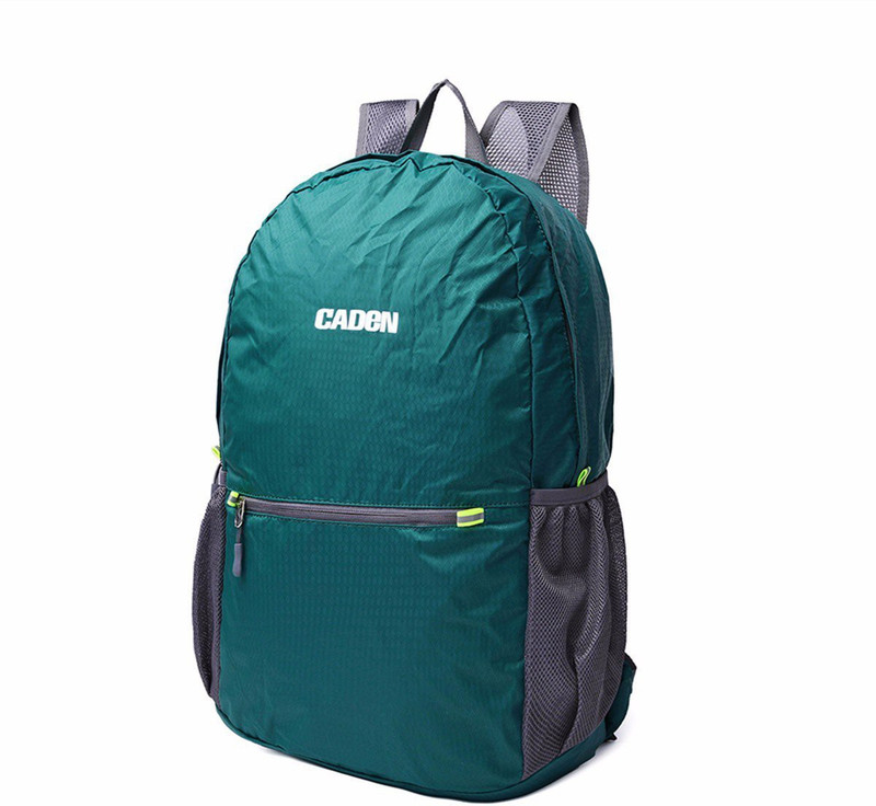 mtqsun Caden 35L Foldable Waterproof Nylon Backpack Rucksack Bag Outdoor Camp(Green, Rucksack)