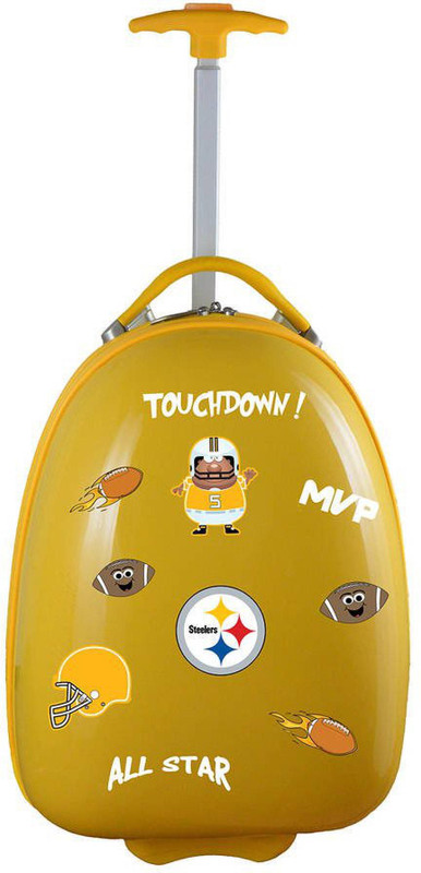 mojo licensing KIDS CUSTOMIZABLE LUGGAGE POD PITTSBURGH STEELERS Expandable  Check-in Luggage - 28 inch(Multicolor)