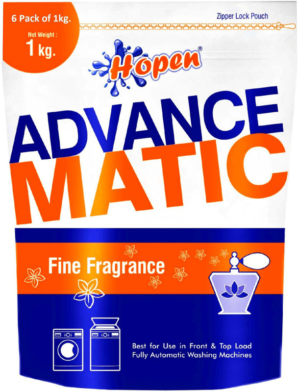 hopen Advance Matic Detergent Powder 6 kg 6 kg Washing Powder(Freash)