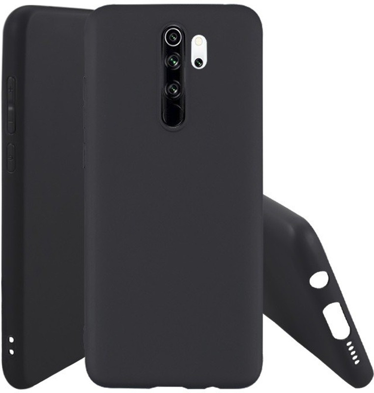 Casehub Pouch for Mi Redmi Note 8 Pro(Black, Dual Protection, Silicon, Rubber)