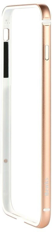 iron shield Bumper Case for Apple iPhone 7, Apple iPhone 8(Gold, Dual Protection)
