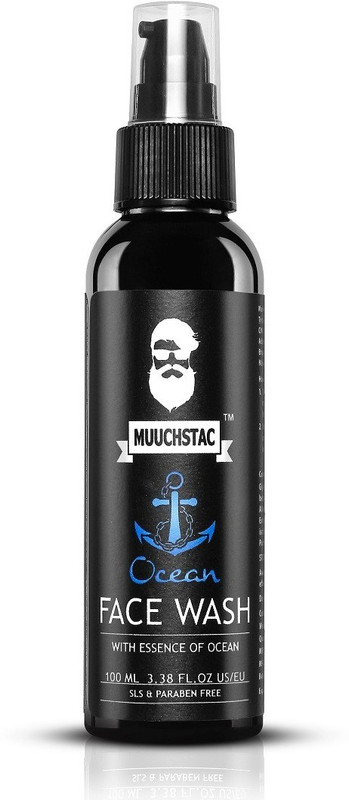 moustache ocean face wash