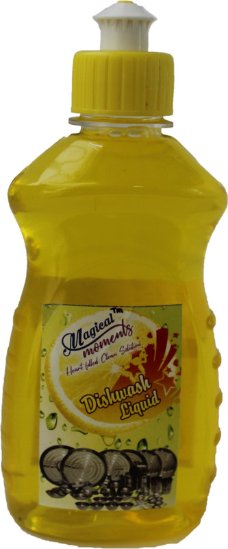 magical moments Dish wash Liquid Dish Cleaning Gel(Lemon, 250 ml)