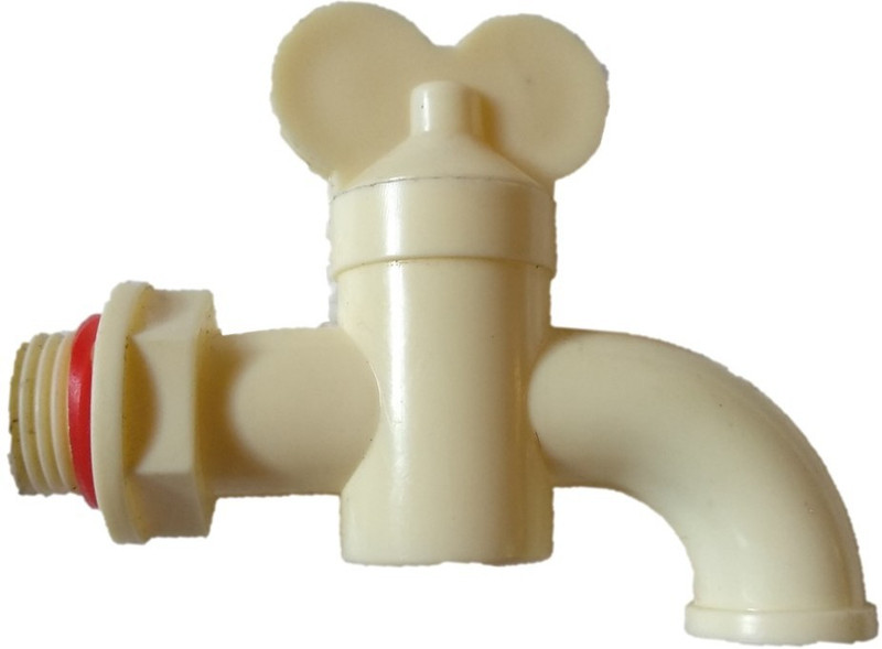 maruti CRMTAP1-307 Maruti PVC Plastic Bibcock/Water Tap for Kitchen, Bathroom Wash Basins (1/2", 15 mm) Bib Tap Faucet(Wall Mount Installation Type)