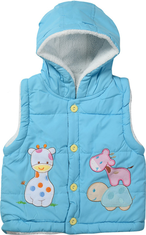 Zonko Style Sleeveless Printed Baby Boys Jacket