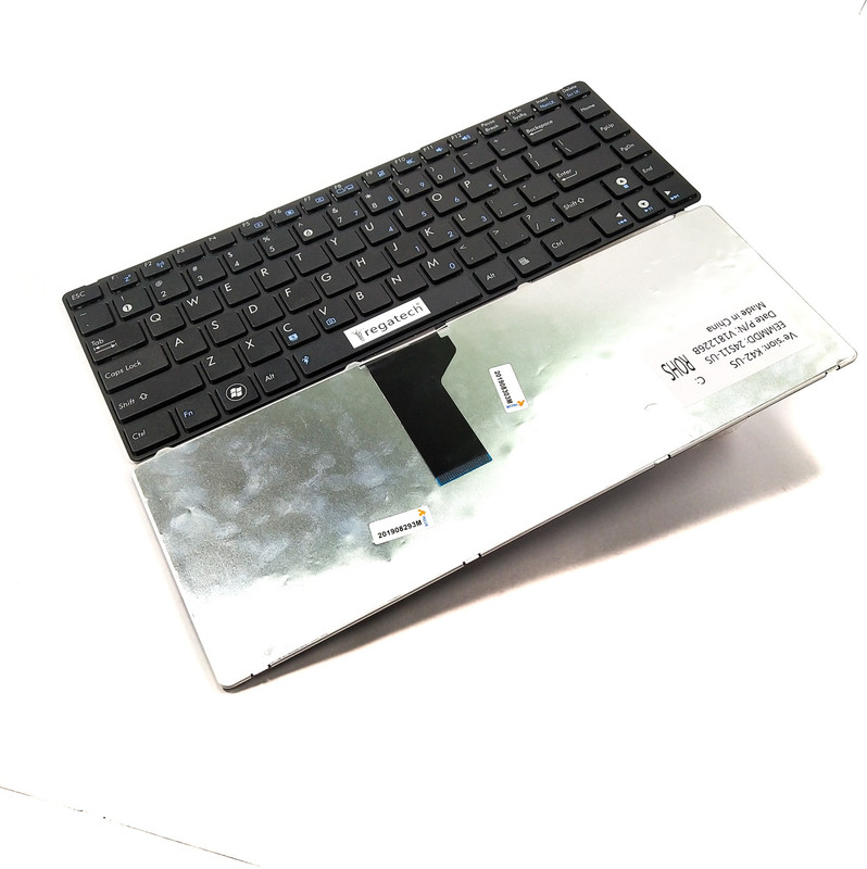 Regatech A43SJ-VX865D, A43SJ-VX876V, A43SJ-XXXXX Internal Laptop-size Laptop Keyboard Compatible with Desktop, Laptop, Mac(Black)