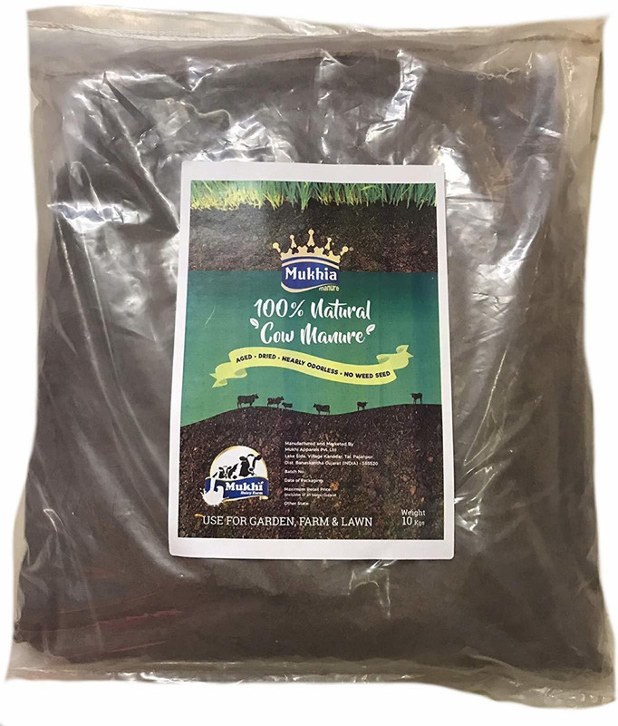 MUKHIA Cow Dung Compost Manure for Home Manure(10000 g, Powder)