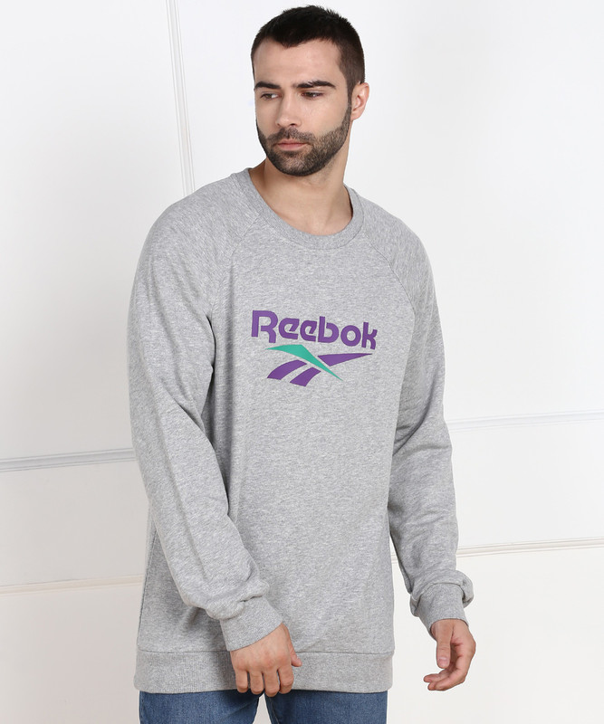 REEBOK CLASSICS Full Sleeve Printed Men Sweatshirt