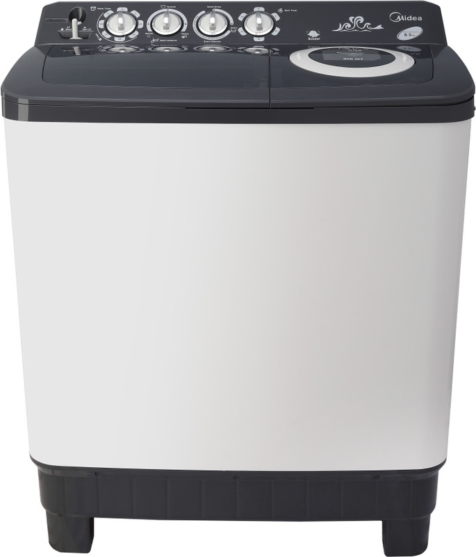 Midea 8.5 kg Semi Automatic Top Load White, Grey(MWMSA085A02)