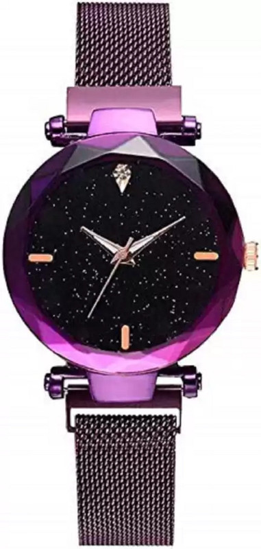 fabb collections PURPLE Magnet Buckle Starry Sky Quartz Watches Analog Watch - For Women Analog Watch  - For Girls