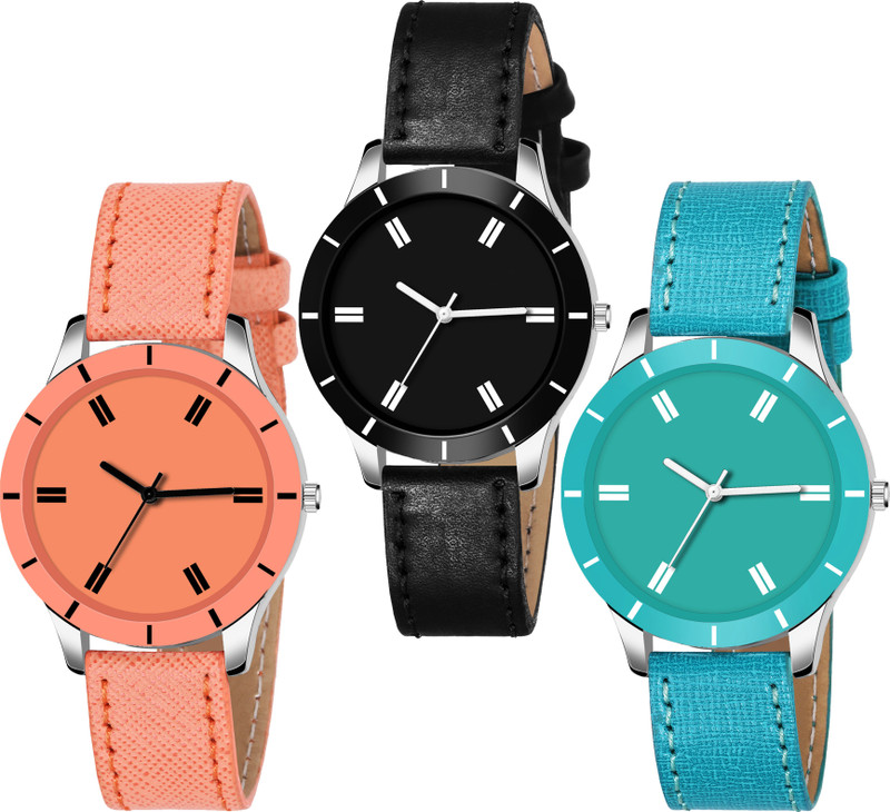 brandsoon attractive COMBO set of-3 watch for woman Analog Watch  - For Girls