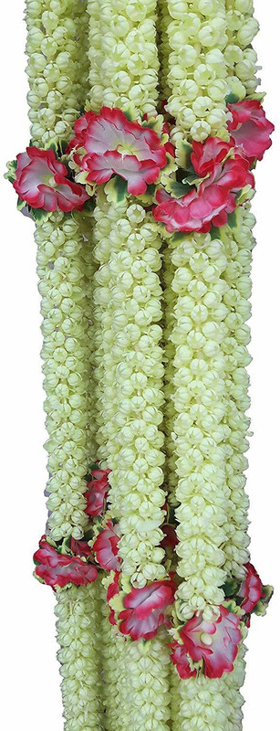 ss creation White Jasmine Artificial Flower(58 inch, Pack of 1)