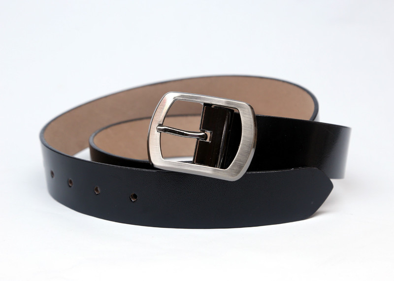 inches pure leather Boys Casual, Party, Formal, Evening Black Genuine Leather Belt