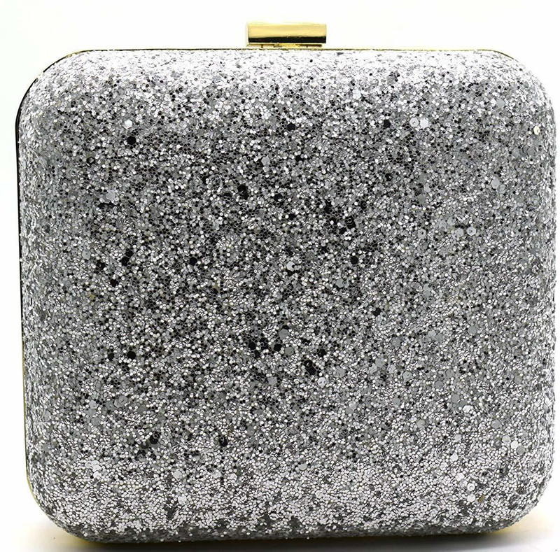 Toobacraft Party Silver, Multicolor  Clutch