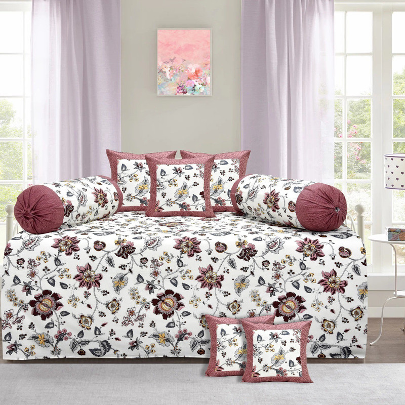 sapphirelanes Cotton Floral, Floral Diwan Set