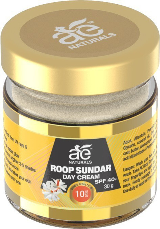 ae naturals Roop Sundar Day Cream With SPF 40 Parijaat Extract(30 g)