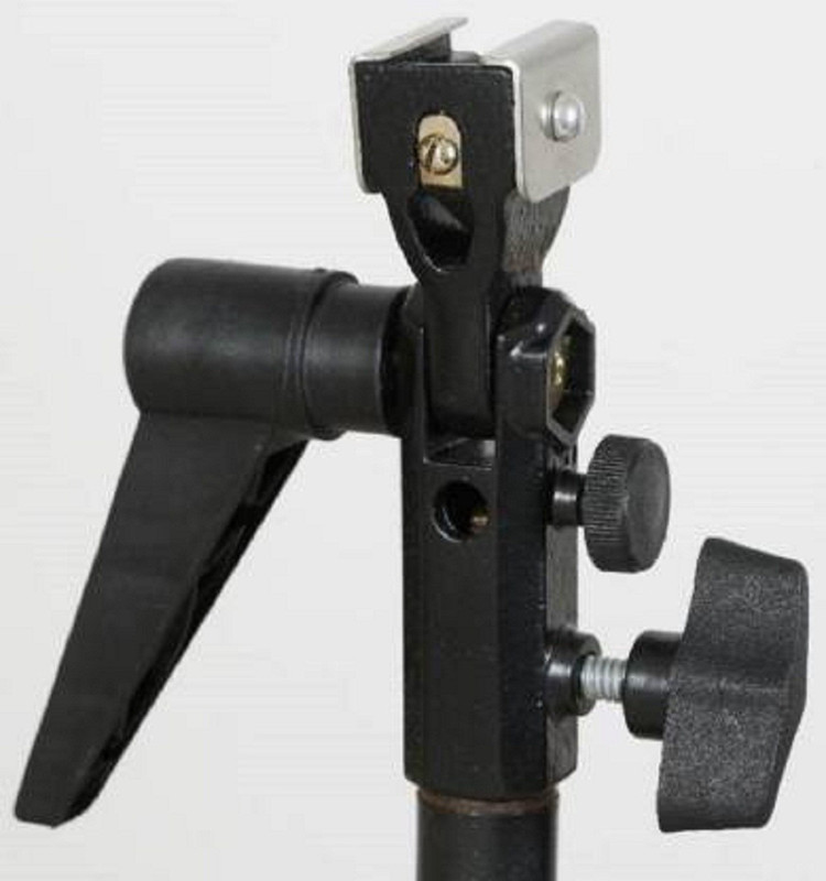 Priyam clamp flash Speedlite Mount Swivel Light Stand Bracket Flash Shoe Adapter