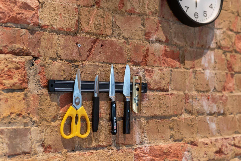 jayk enterprise Magnet Kitchen Knife Holder, Magnetic Knife Storage Strip, Knife Magnetic Paper Holder Pack of 1