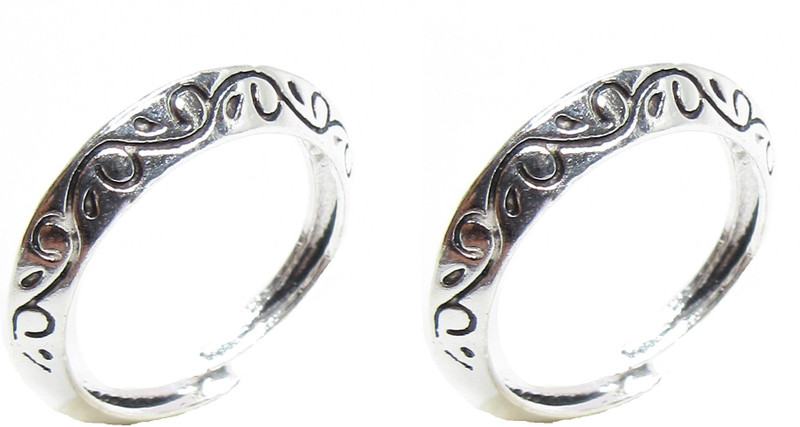 shree shobha collection new01010 Silver Silver Plated Toe Ring