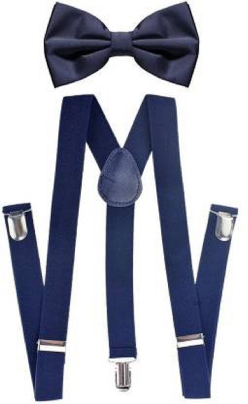 blubags Y- Back Suspenders for Men, Women, Girls, Boys(Blue)