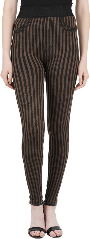 Icable Striped Women Multicolor Tights