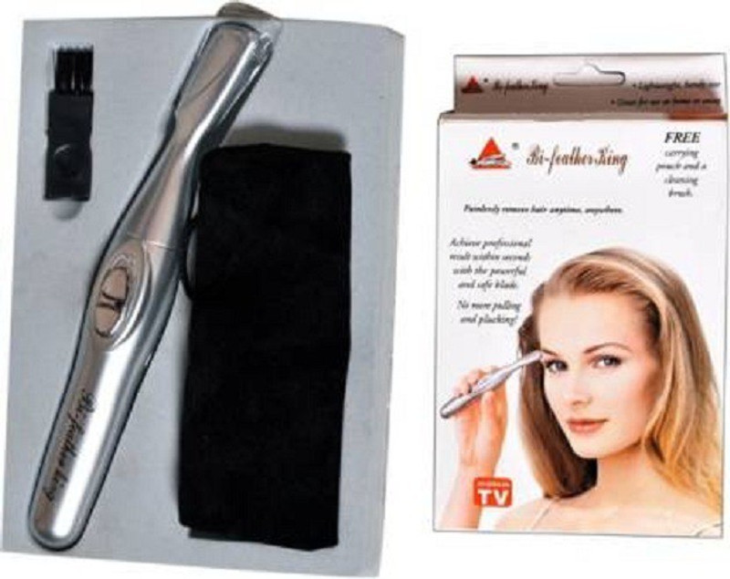 kitchero Bi-feather King Eye Brow Hair Remover and Trimmer  Runtime: 30 min Trimmer for Men & Women(Multicolor)
