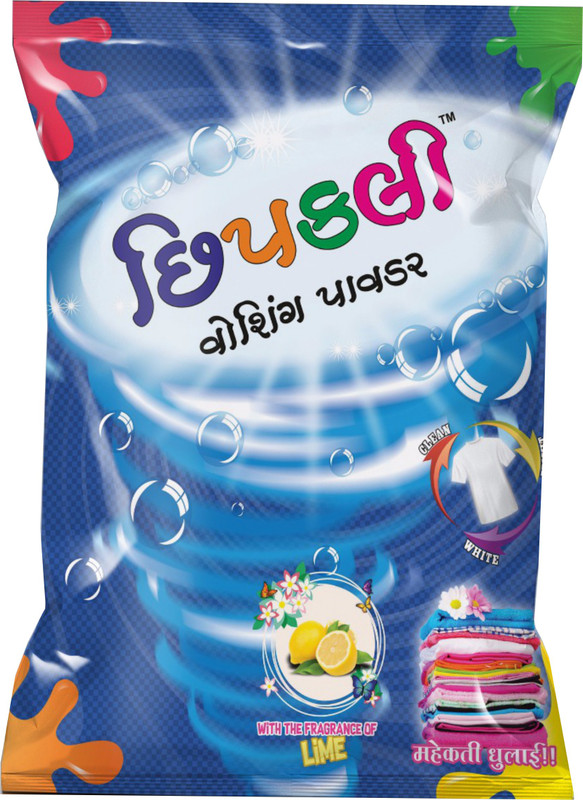 chipkli Detergent Washing Powder (900 gm) Detergent Powder 900 g Washing Powder(rose lemonade chandan)