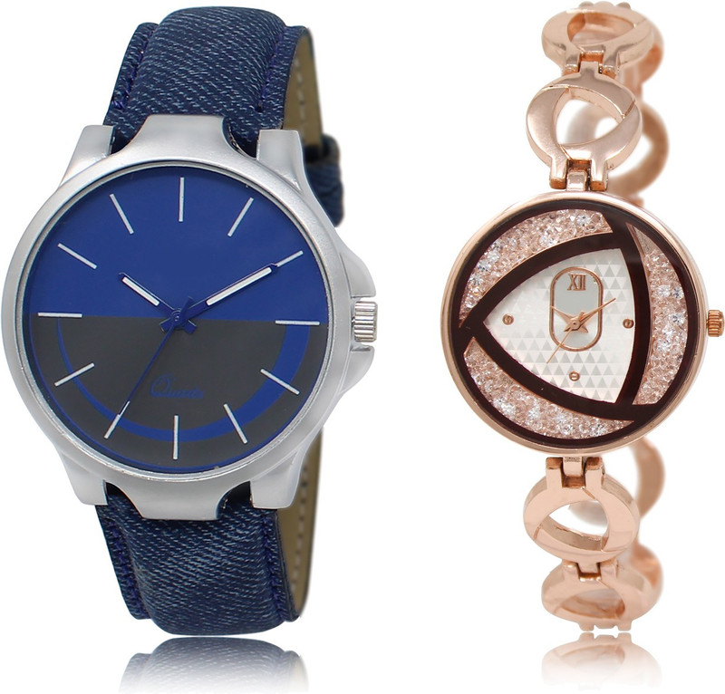 shop in style 24-238 NEW ARRIVAL FAST SELLING TRACK DESIGNER WATCH FOR PARTY_PROFESSIONAL_DIWALI_FESTIVAL SPECIAL WATCH FOR MAN _WOMAN Analog Watch  - For Couple