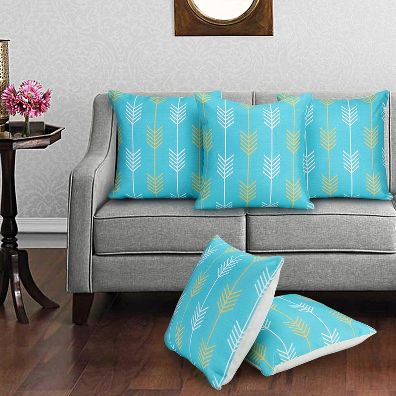 bantal Abstract Cushions & Pillows Cover(Pack of 5, 40 cm*40 cm, Multicolor)