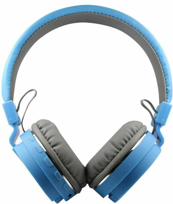 kk2 Sh-12 ( Blue )Wireless Bluetooth Bluetooth Headset with Mic(Blue, Over the Ear)
