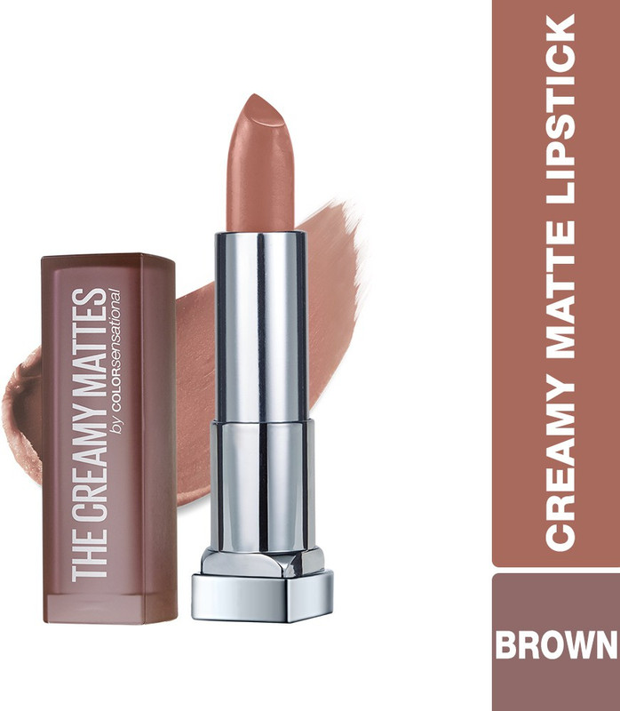 MAYBELLINE NEW YORK Color Sensational Creamy Matte Lipstick(631 Mysterious Mocha, 3.9 g) MAYBELLINE NEW YORK Color Sensational Creamy Matte Lipstick(631 Mysterious Mocha, 3.9 g)