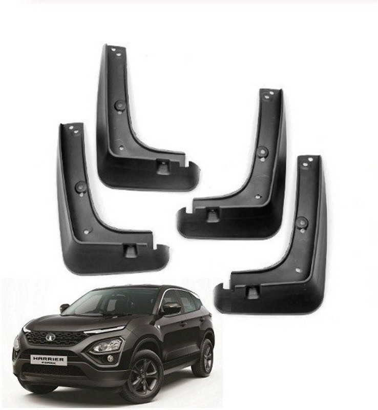 ok tested Front Mud Guard, Rear Mud Guard For Tata Harrier 2018(Black)